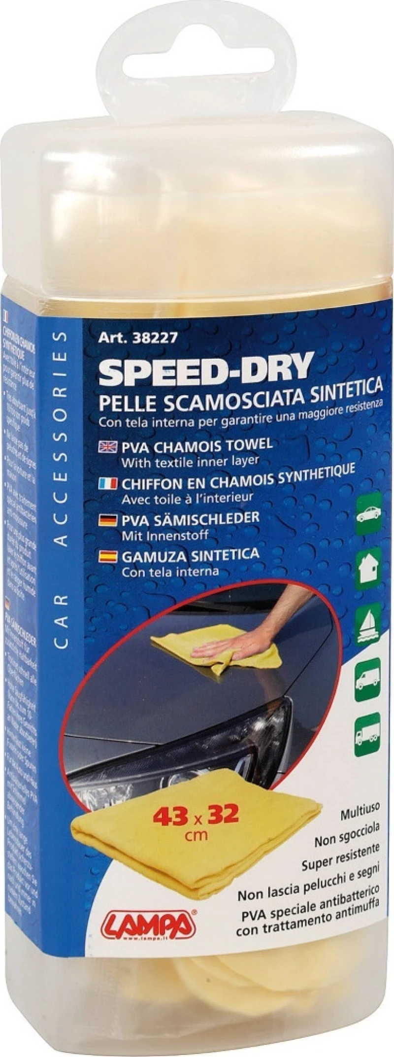 Lampa Speed-Dry Συνθετικό Πανί Πλυσίματος για Αμάξωμα