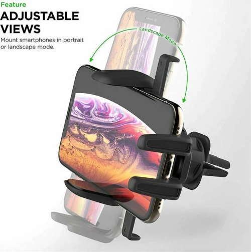 iOttie Βάση Κινητού Αυτοκινήτου Easy One Touch 5 Air Vent με Ρυθμιζόμενο Βραχίονα