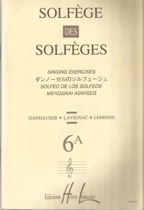 Lemoine Solfege 6A