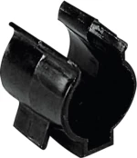 Lalizas Πλαστικό Κλιπ Στήριξης Ρυθμιζόμενο Ø25/32mm Μαύρο