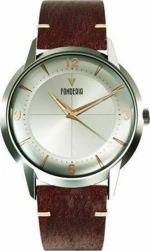 Ρολόι Ανδρικό Brown Strap Fonderia Stainless Steel κωδ P-6A015USR