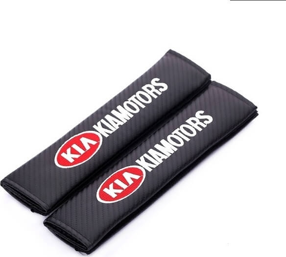 Μαξιλαράκια Ζώνης Carbon KIA σετ 2 τεμαχίων