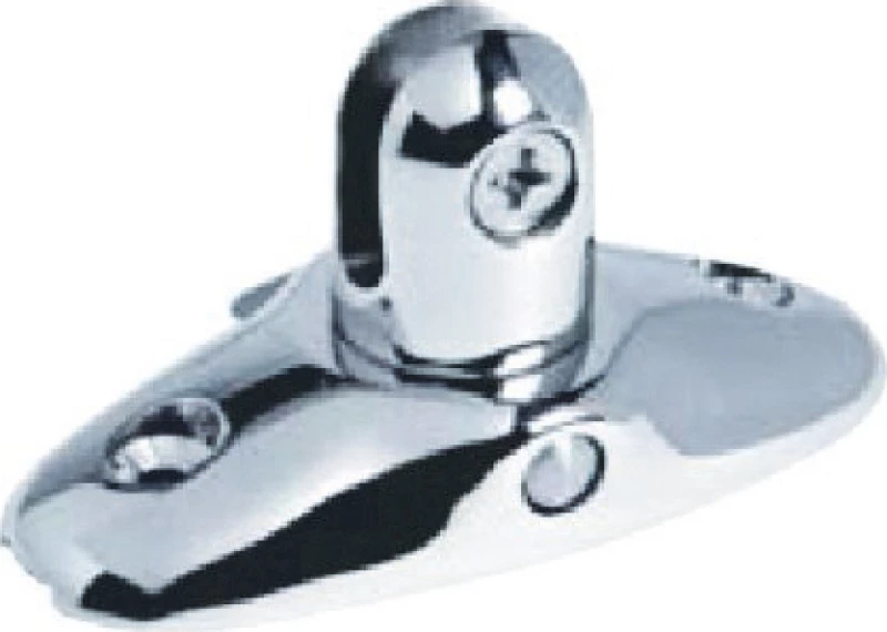 Eval Βάση Τέντας Inox με Πείρο 90x40mm