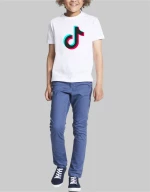 TIK TOK Παιδικό T-shirt - WHITE