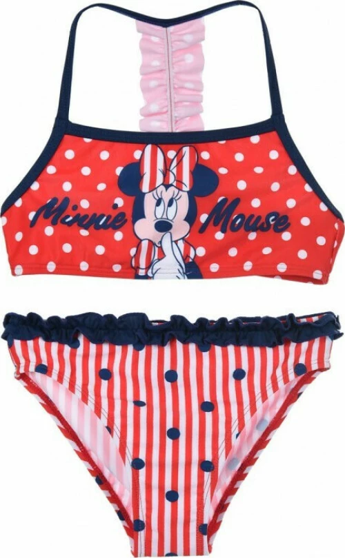 Παιδικό Μαγιό Minnie Mouse, Χρώμα Κόκκινο