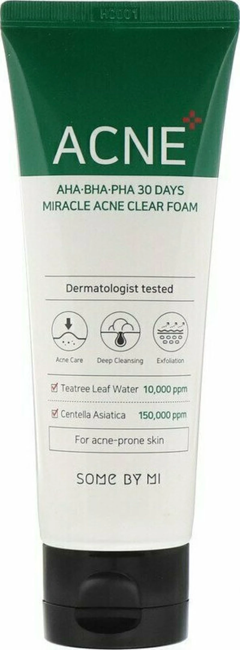 Some By Mi AHA BHA PHA 30 Days Miracle Acne Clear Foam 100ml
