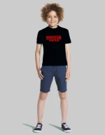 Stranger things kids t-shirt - WHITE