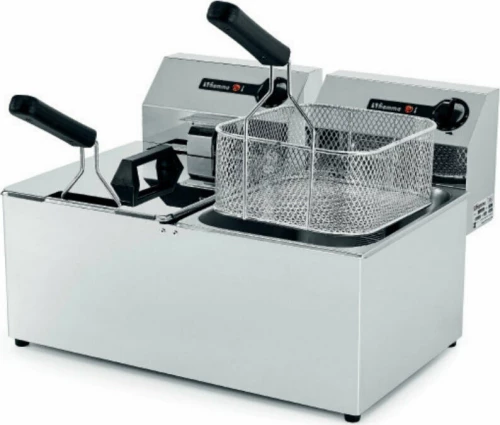 Ηλεκτρική Φριτέζα Διπλή 6kW Χωρητικότητας 2x5lt 40x43x24cm Fiamma FF 6+ 6NV