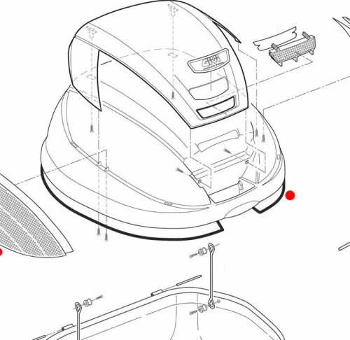 Τσιμούχα Z159R_αδιαβροχοποίησης E52/E350/E370/E450/E470 Givi