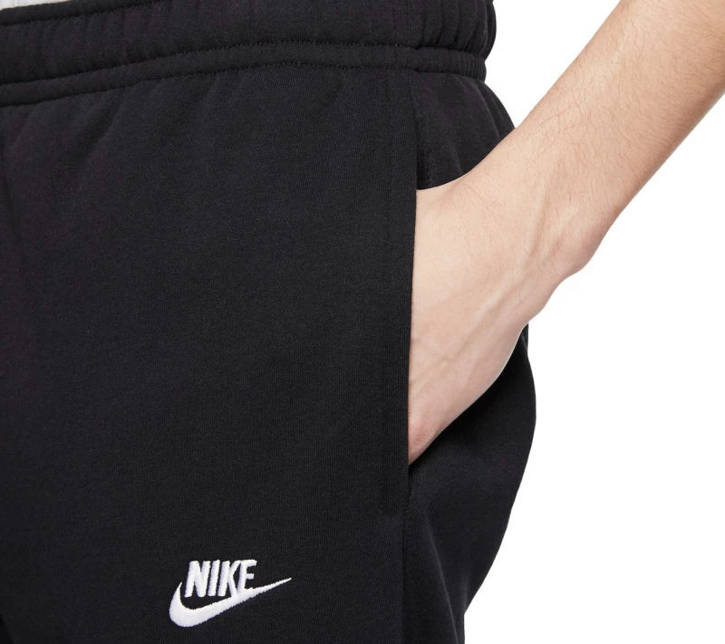 Nike Sportswear Παντελόνι Φόρμας με Λάστιχο Fleece Μαύρο