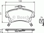 Bosch Σετ Τακάκια Εμπρός 4τμχ για Mitsubishi Carisma
