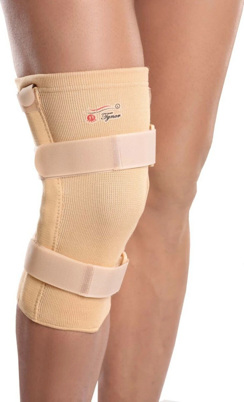 Ortholand OIK/ Rigid Hinge Ελαστική Επιγονατίδα με Μπανέλες σε Μπεζ χρώμα