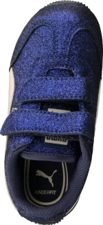 Puma Παιδικό Sneaker Whirlwind Glitz με Σκρατς για Κορίτσι Navy Μπλε