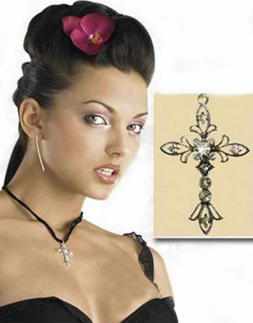 Cottelli Collection Necklace with Cross Silver