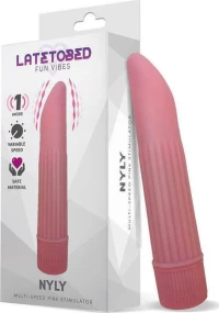 Latetobed Nyly Multi-Speed Stimulator Pink 13.5Cm