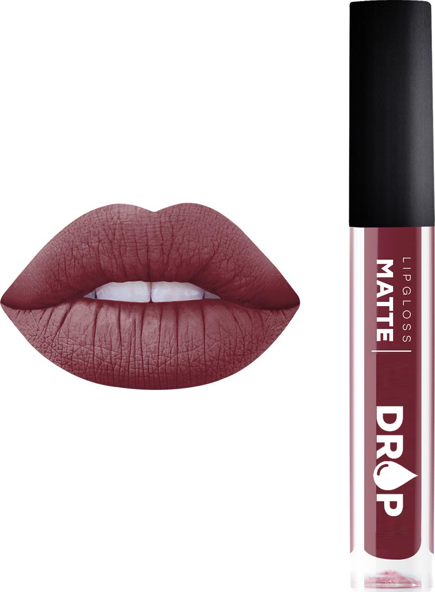Drop Lipstick Liquid Lip Matte 505 (Sangria)