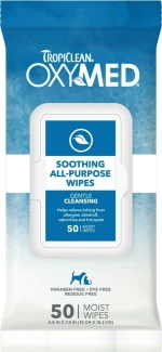 Tropiclean Smoothing All Purpose Wipes 50pc