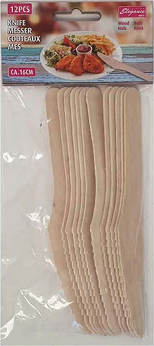 Atmosphera Μαχαίρι μιας Χρήσης Ξύλινο (12τμχ)