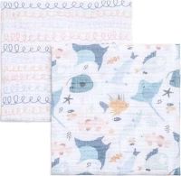Funna Baby Πάνα Αγκαλιάς Atlantico 2τμχ 90x90cm