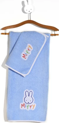 Miffy Σετ Πετσέτες Σιέλ 2τμχ