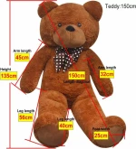 vidaXL Αρκούδος 135cm Καφέ
