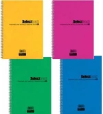 Salko Paper Σπιράλ Τετράδιο Ριγέ Β5 120 Φύλλων 4 Θεμάτων Select (Διάφορα Χρώματα)