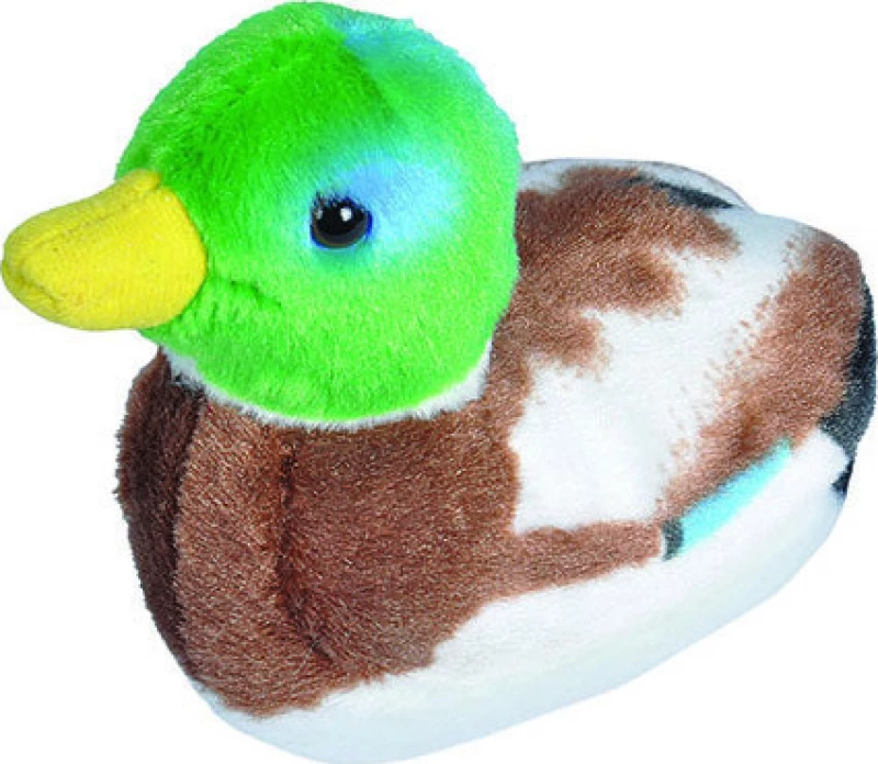 Wild Republic Cuddly Duck With Sound Plush Brown/Green