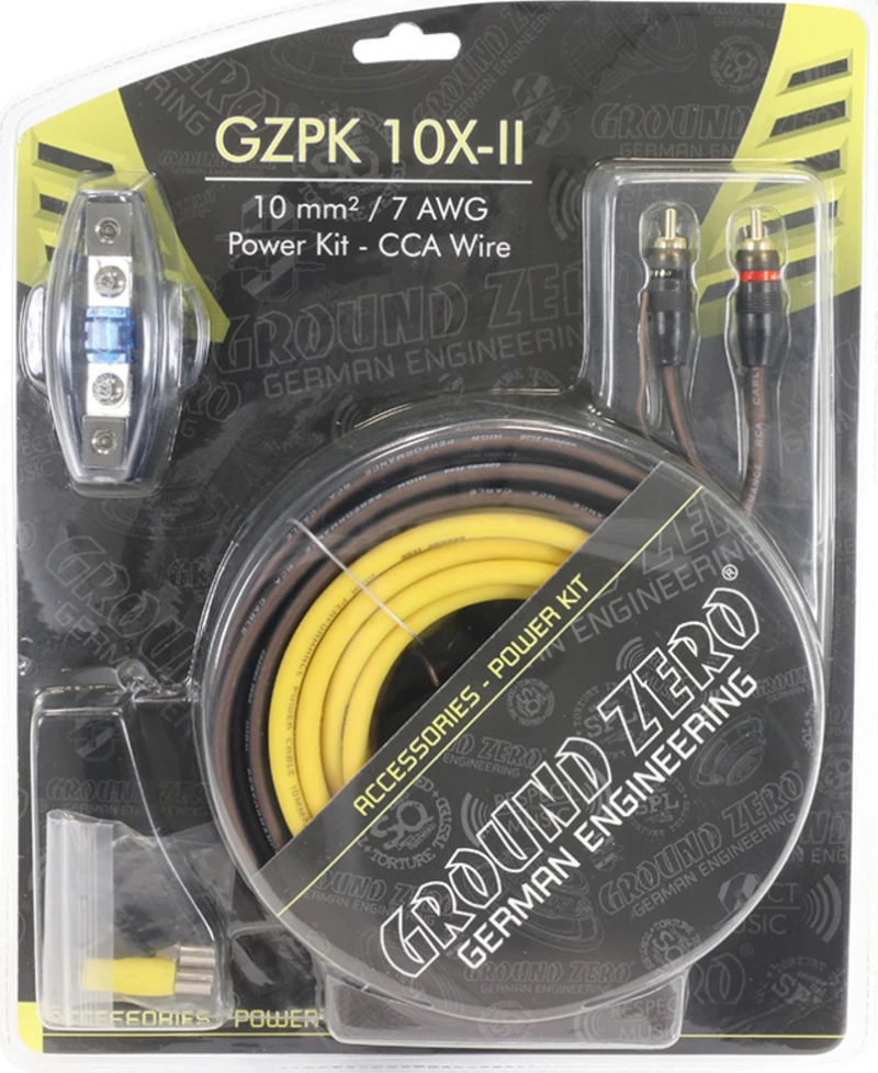 Σετ Καλωδίων Ηχείων Αυτοκινήτου GZPK 10 mm² 7 AWG CCA 60