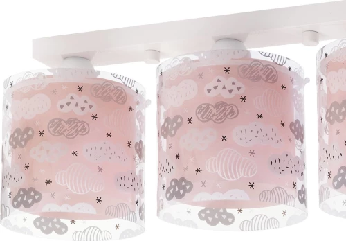 Ango Παιδικό Φωτιστικό Πολύφωτο Clouds Pink