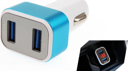 Φορτιστής Αναπτήρα & Battery Check Αυτοκινήτου με 2 Θύρες Usb Test-04 01028