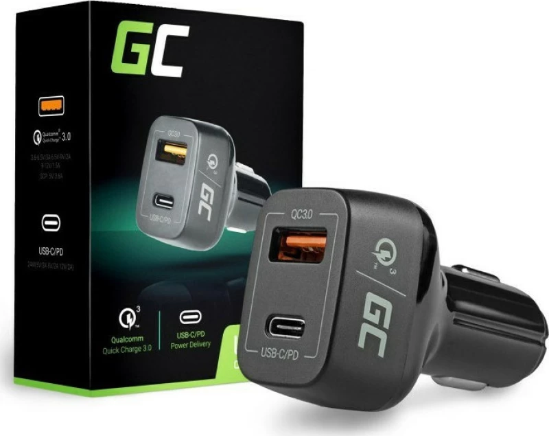 Green Cell QC 3.0 42W Black