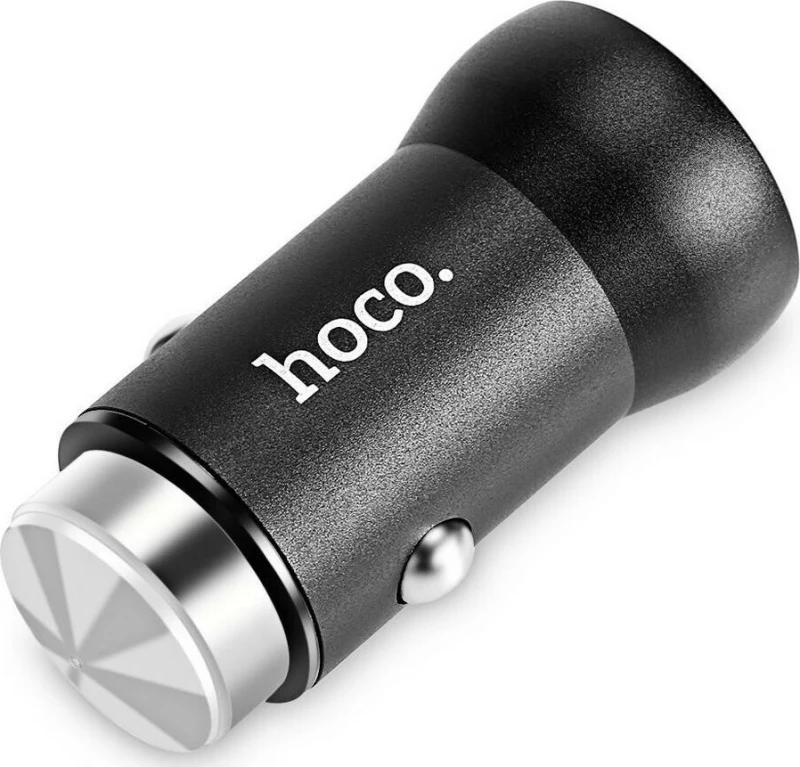 Φορτιστής Αυτοκινήτου 2.1A Hoco Z4 - Single Port - Usb - Black Hc-Z4B