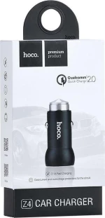 Φορτιστής Αυτοκινήτου 2.1A Hoco Z4 - Single Port - Usb - Black Hc-Z4B