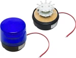 Strobe 12V Μπλε LED Μαγνητικό 100mm