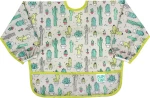 Bumkins Ποδιά Πλαστική Sleeved Bib Cacti