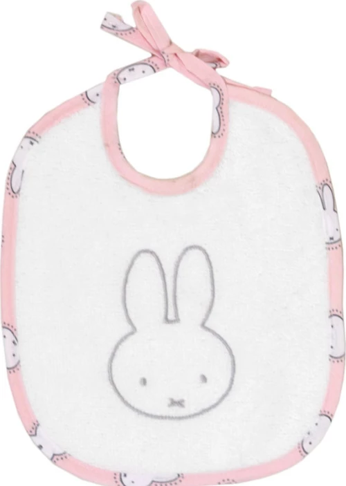 Miffy Σαλιάρα Υφασμάτινη Σχ.Des. 52 Ροζ