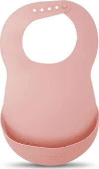Suavinex Σαλιάρα Σιλικόνης Forest Pink