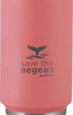 Estia Travel Cup Save The Aegean Pastel Coral 0.5lt
