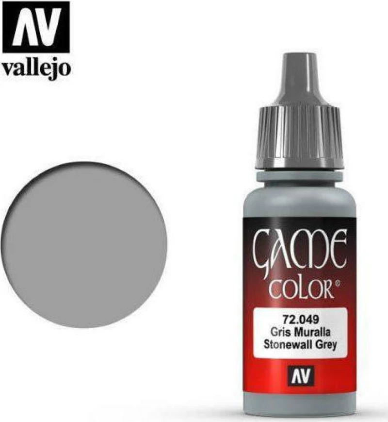 Acrylicos Vallejo Game Color Χρώμα Μοντελισμού Stonewall Grey 17ml