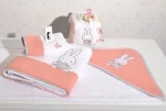 Miffy Βρεφικό Μπουρνούζι Κάπα Σομόν