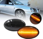 Φλας για Subaru Impreza 2002-2007 / Forester 2001-2005 / Liberty 2000-2003 Led Dynamic Φιμέ 2τμχ