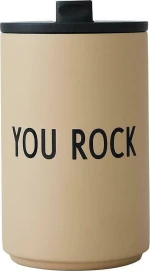 Design Letters: Θερμός ποτήρι από ανοξείδωτο ατσάλι "YOU ROCK" 350ml