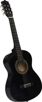 vidaXL Κλασική Κιθάρα 1/2 Παιδική Classical Beginner and Kids 34" with Bag Black