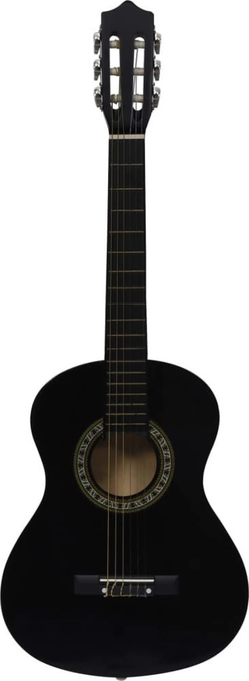 vidaXL Κλασική Κιθάρα 1/2 Παιδική Classical Beginner and Kids 34" with Bag Black