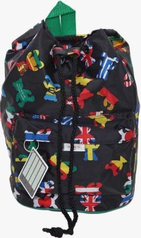 Benetton 333-15803 Μαύρη Σχολική Τσάντα Ώμου / Χειρός Νηπιαγωγείου σε Μαύρο χρώμα