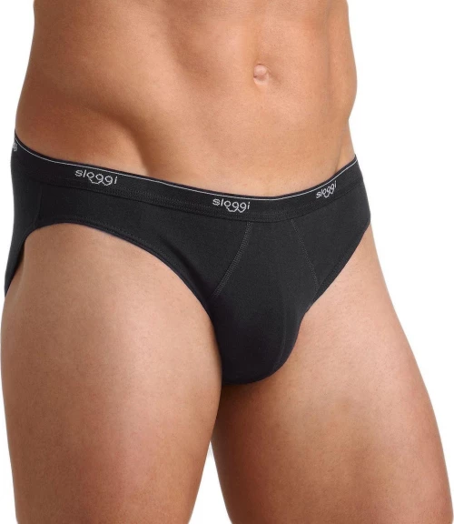 Sloggi Basic Mini Ανδρικό Σλιπ Μαύρο Μονόχρωμο 10004711-0004