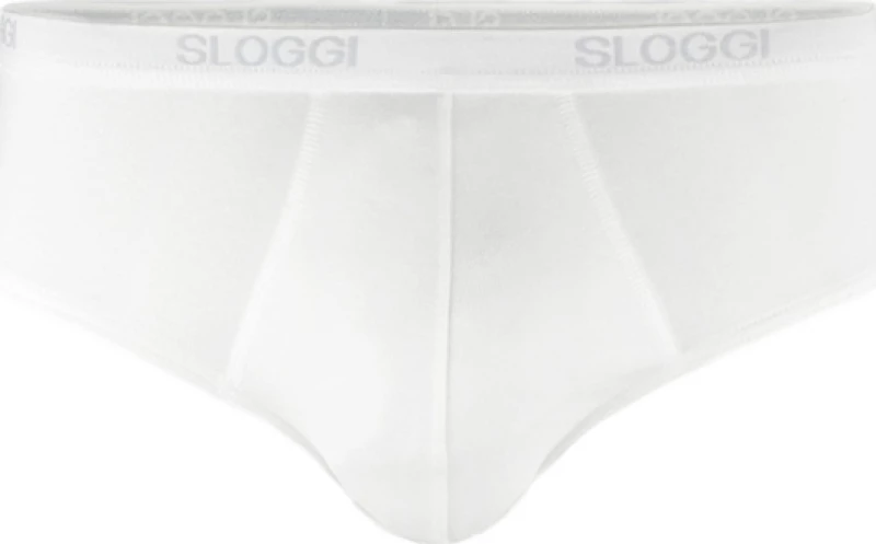 Sloggi Basic Midi Ανδρικό Σλιπ Λευκό Μονόχρωμο 10004712-0003