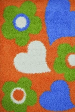 Sprintzios Παιδικό Χαλί Συνθετικό 160x230cm Next Shaggy 707 Orange