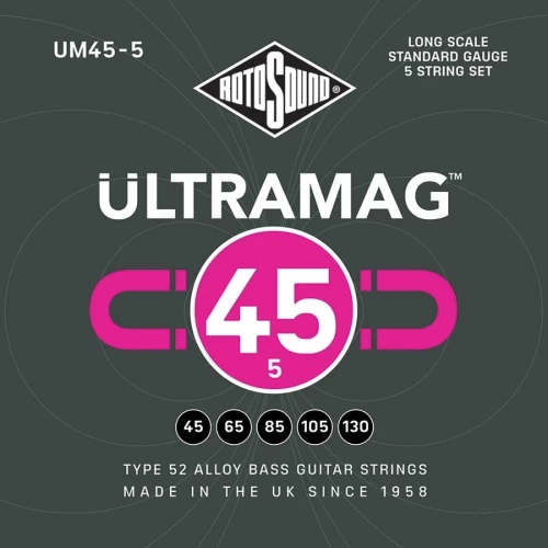 Rotosound Ultramag Standard 5-String 45-130