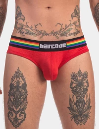 Barcode Berlin - Pride Briefs σλιπ κόκκινο